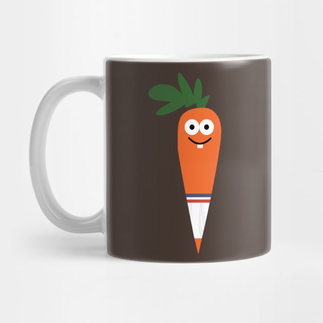 CARROT IN UNDERWEAR by toddgoldmanart